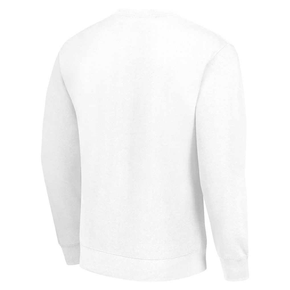 Minnesota Vikings Starter Tailsweep Team Graphic Tri-Blend Fleece Pullover Sweatshirt White