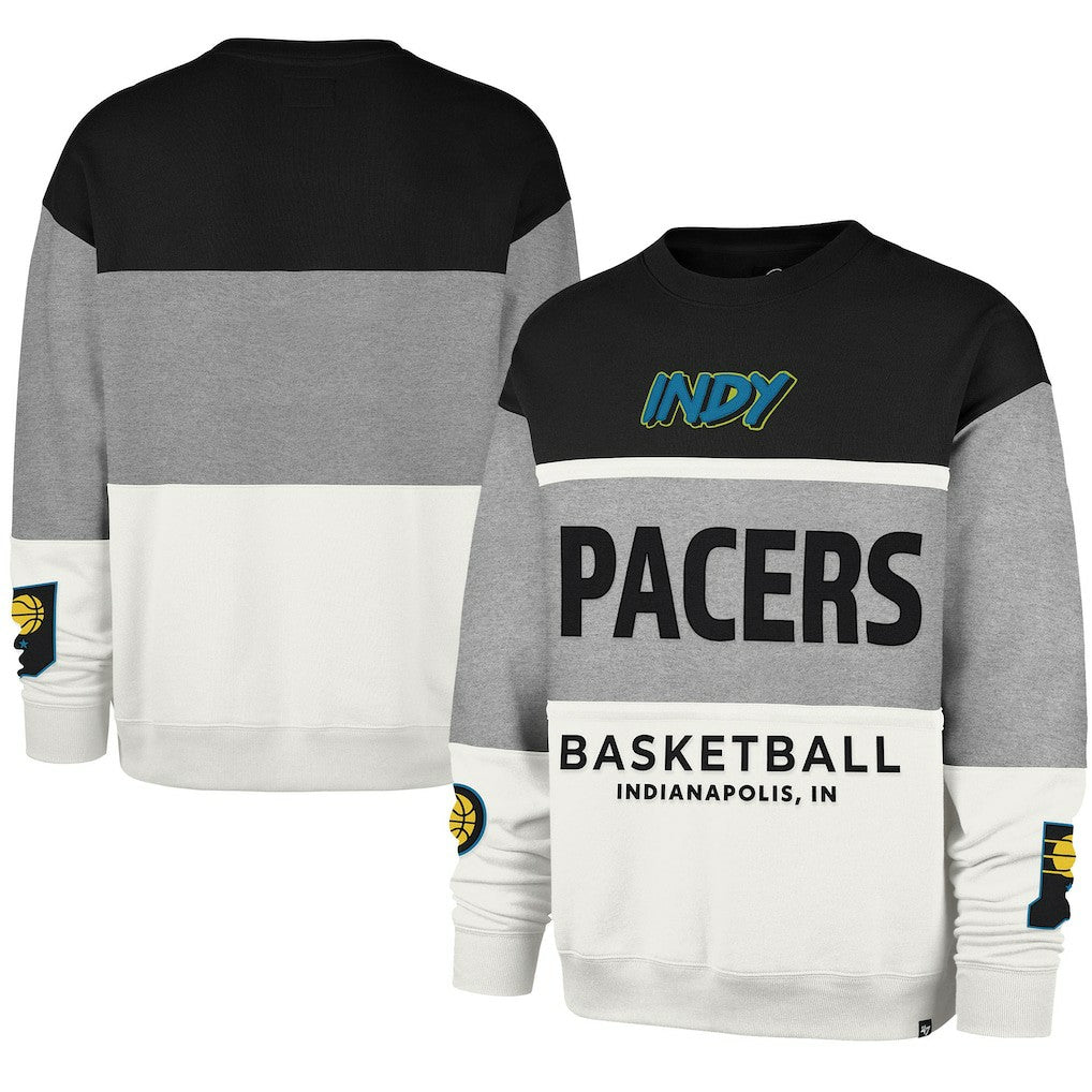 Indiana Pacers '47 Unisex 2024/25 City Edition On Five Maximalist Pullover Sweatshirt Gray