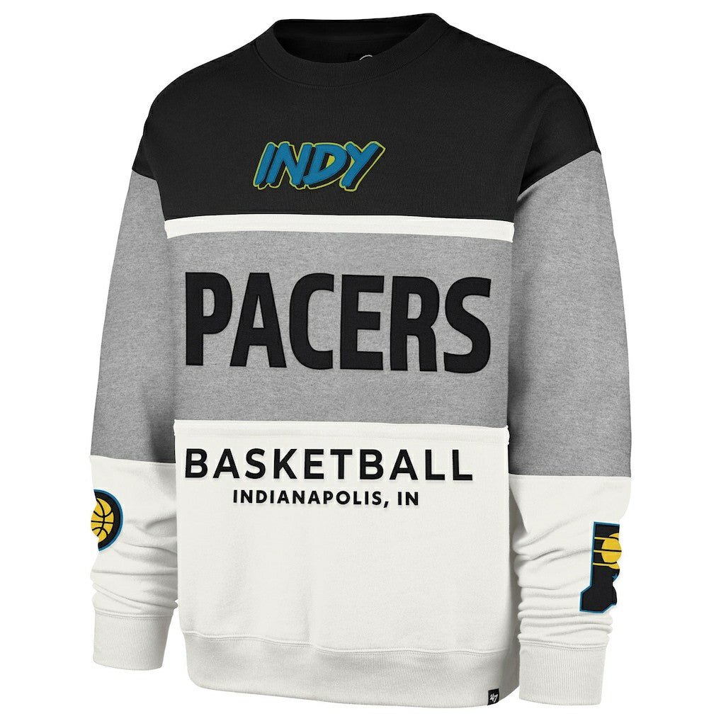 Indiana Pacers '47 Unisex 2024/25 City Edition On Five Maximalist Pullover Sweatshirt Gray