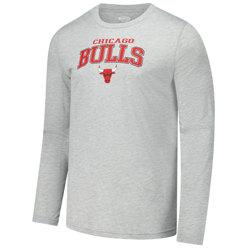 Chicago Bulls Concepts Sport Petition Long Sleeve Top and Plaid Pant Set Red