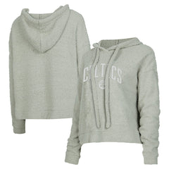 Boston Celtics Concepts Sport Women's Ventura Comfy Pullover Hoodie Gray