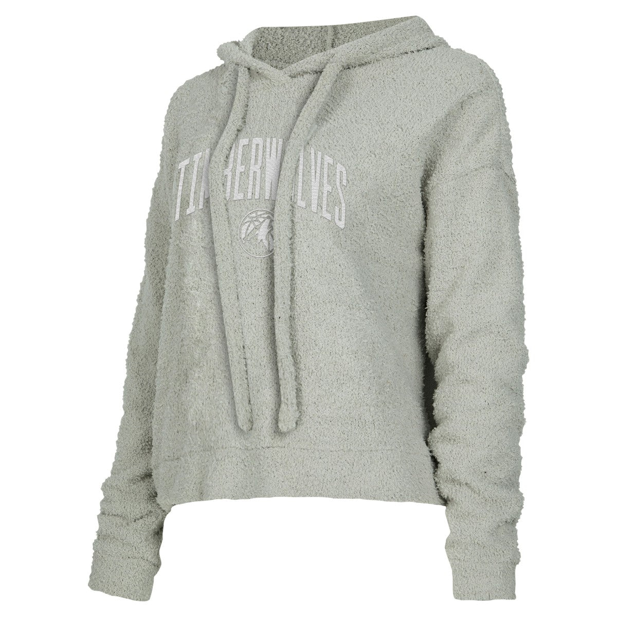 Minnesota Timberwolves Concepts Sport Women's Ventura Comfy Pullover Hoodie Gray