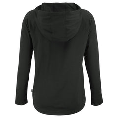 Cincinnati Reds Cutter & Buck Women's  Coastline Epic Comfort Eco Recycled Hoodie Raglan Long Sleeve T-Shirt - Black Hoodies