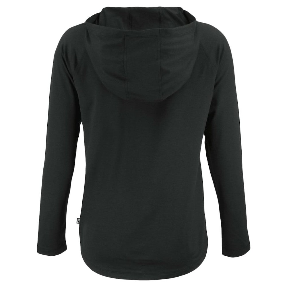 Arizona Diamondbacks Cutter & Buck Women's  Coastline Epic Comfort Eco Recycled Hoodie Raglan Long Sleeve T-Shirt - Black Hoodies