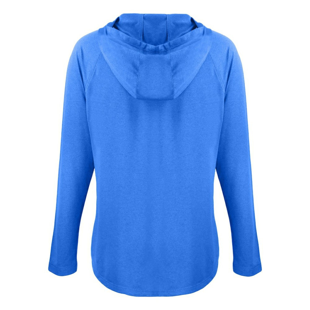 Los Angeles Dodgers Cutter & Buck Women's Cooperstown Collection Coastline Epic Comfort Eco Recycled Hoodie Raglan Long Sleeve T-Shirt - Royal Hoodies