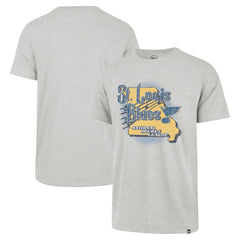 NHL St. Louis Blues '47 Regional Localized Franklin T-Shirt - Gray