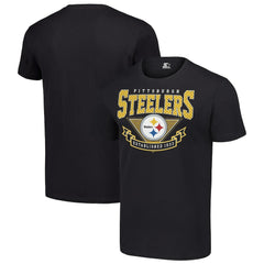 Pittsburgh Steelers Starter 80s Inspired Team Logo T-Shirt Black