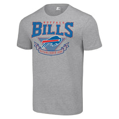 Buffalo Bills Starter 80s Inspired Team Logo T-Shirt Heather Gray