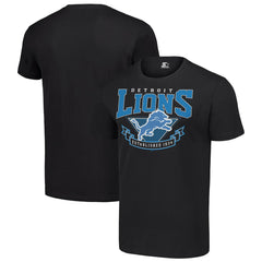 Detroit Lions Starter 80s Inspired Team Logo T-Shirt Black
