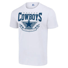 Dallas Cowboys Starter 80s Inspired Team Logo T-Shirt White