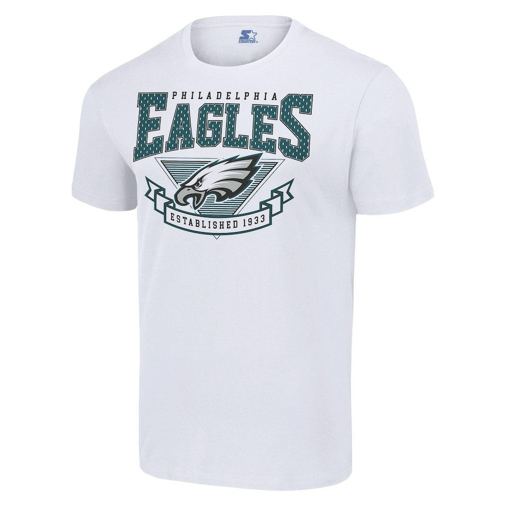 Philadelphia Eagles Starter 80s Inspired Team Logo T-Shirt White