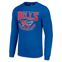 Buffalo Bills Starter '80s Inspired Team Logo Long Sleeve T-Shirt Royal