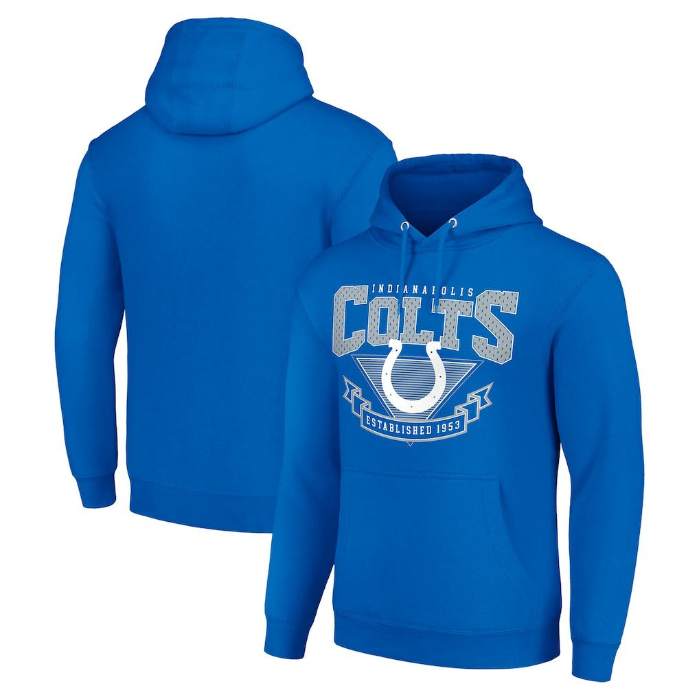 Indianapolis Colts Starter ‘80s Inspired Pullover Hoodie Royal