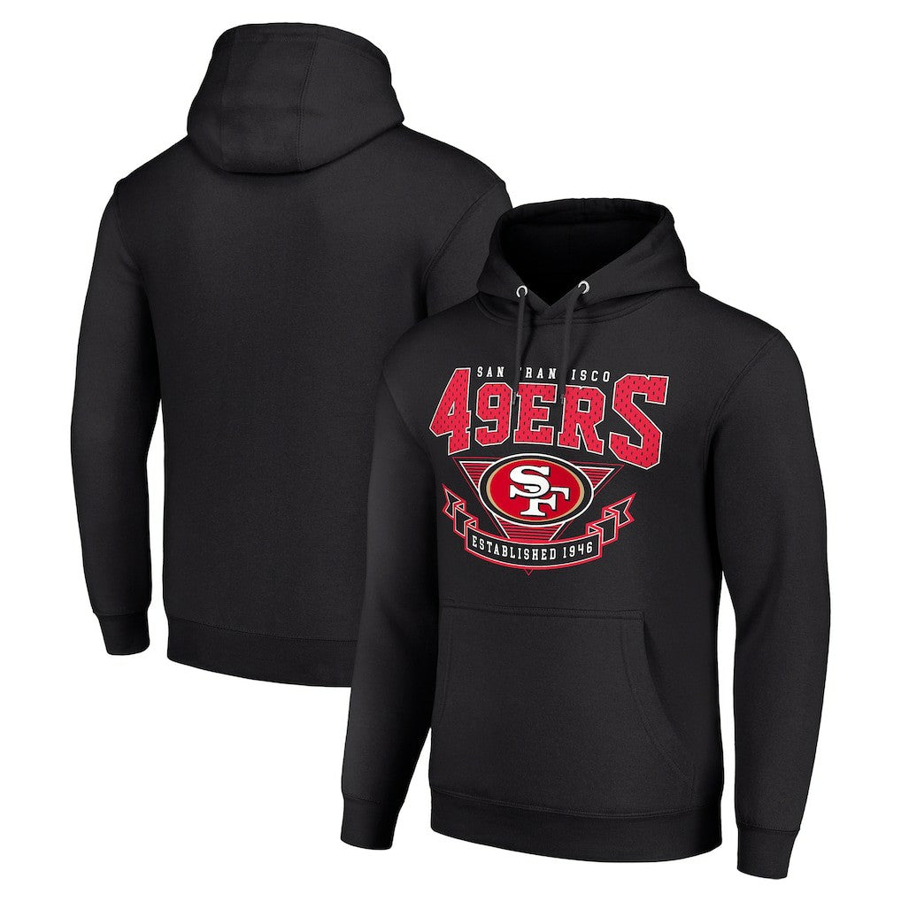 San Francisco 49ers Starter ‘80s Inspired Pullover Hoodie Black