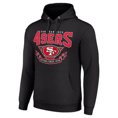 San Francisco 49ers Starter ‘80s Inspired Pullover Hoodie Black