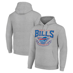 Buffalo Bills Starter ‘80s Inspired Pullover Hoodie Heather Gray