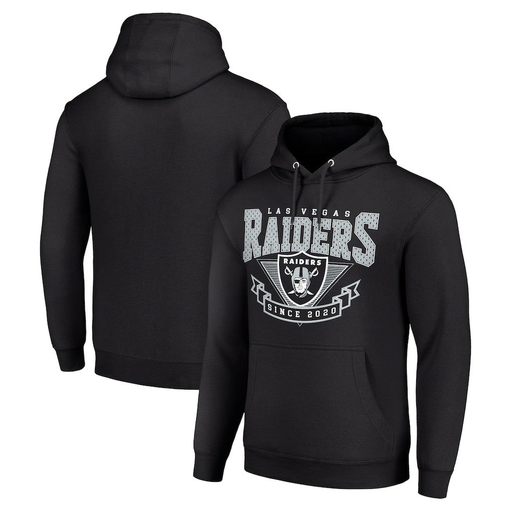 Las Vegas Raiders Starter ‘80s Inspired Pullover Hoodie Black