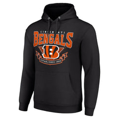 Cincinnati Bengals Starter ‘80s Inspired Pullover Hoodie Black