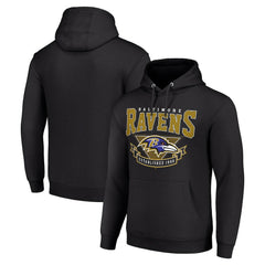 Baltimore Ravens Starter ‘80s Inspired Pullover Hoodie Black
