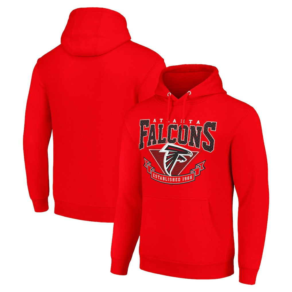Atlanta Falcons Starter ‘80s Inspired Pullover Hoodie Red