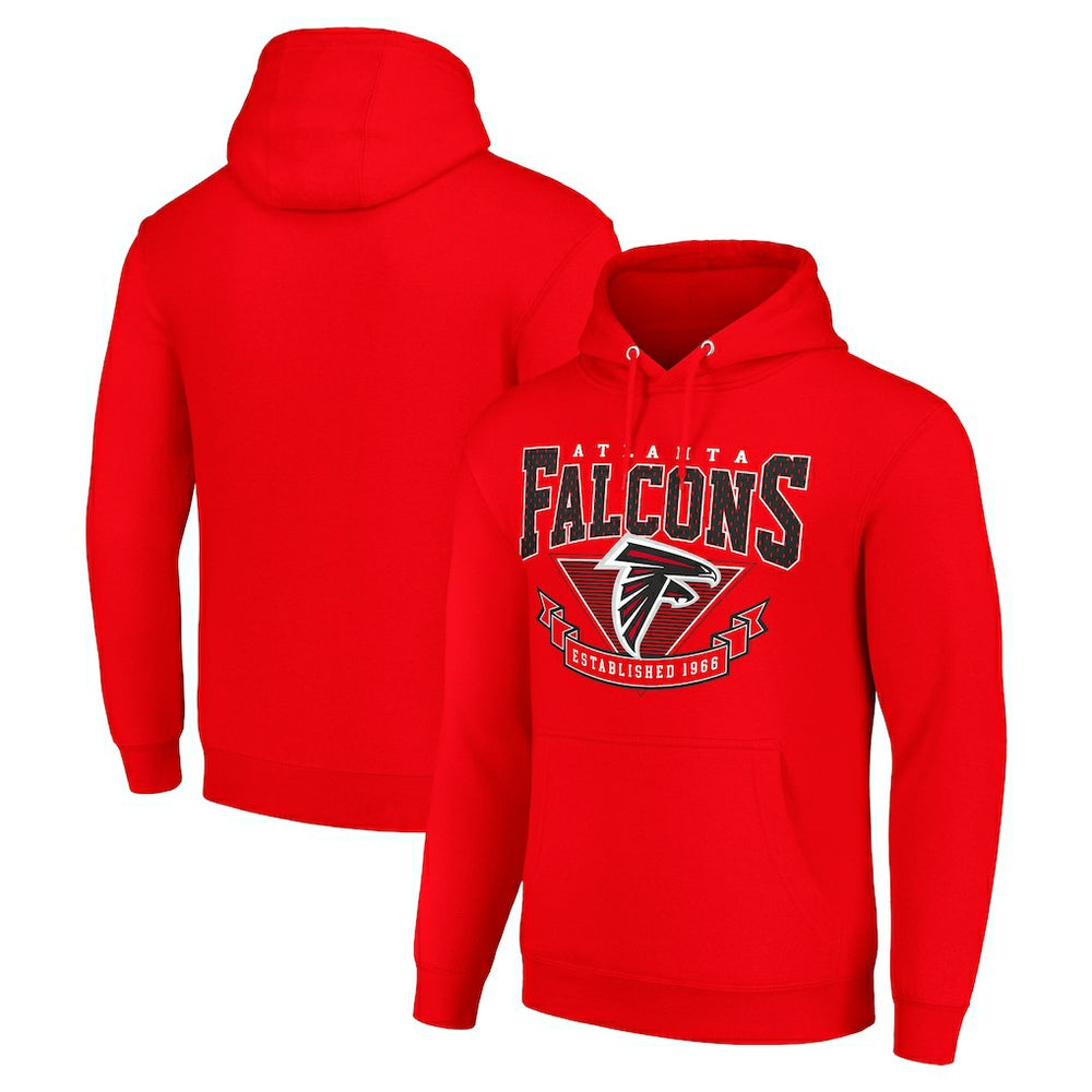 Atlanta Falcons Starter ‘80s Inspired Pullover Hoodie Red