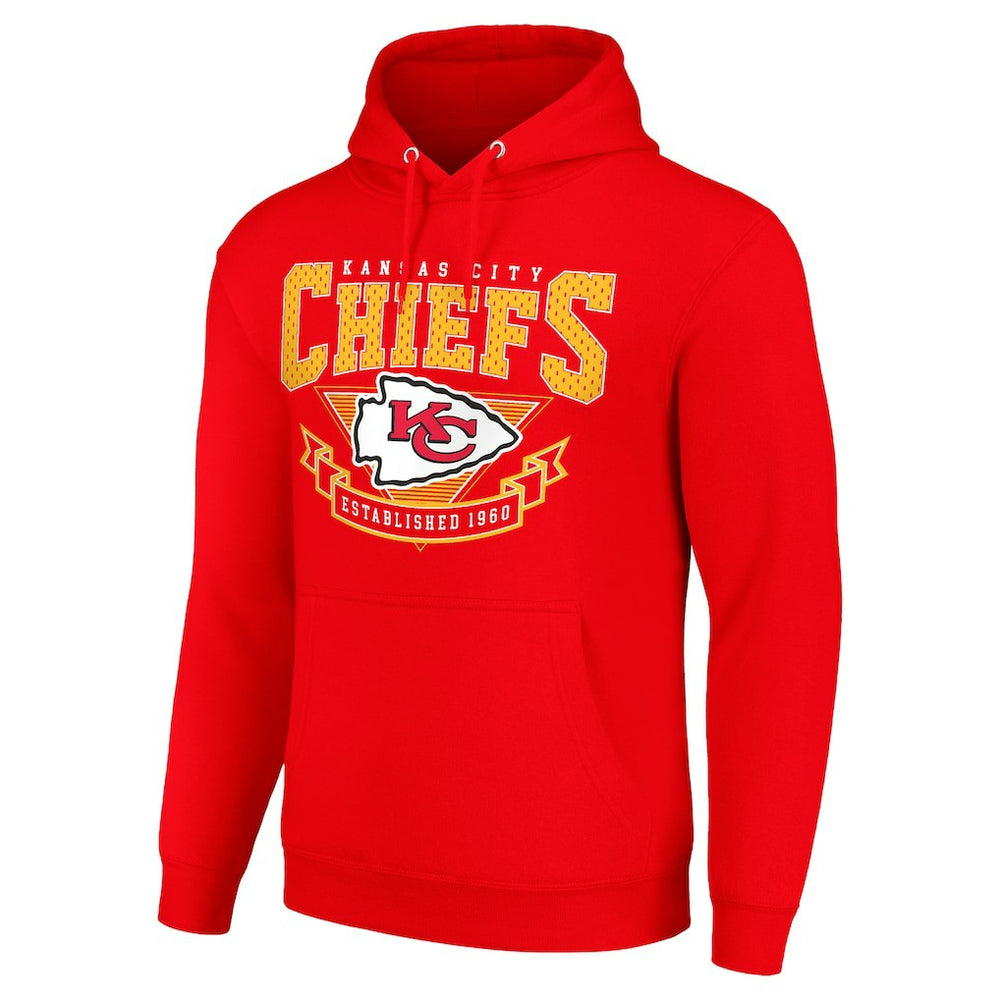 Kansas City Chiefs Starter ‘80s Inspired Pullover Hoodie Red