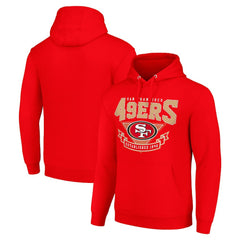 San Francisco 49ers Starter ‘80s Inspired Pullover Hoodie Scarlet