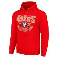 San Francisco 49ers Starter ‘80s Inspired Pullover Hoodie Scarlet