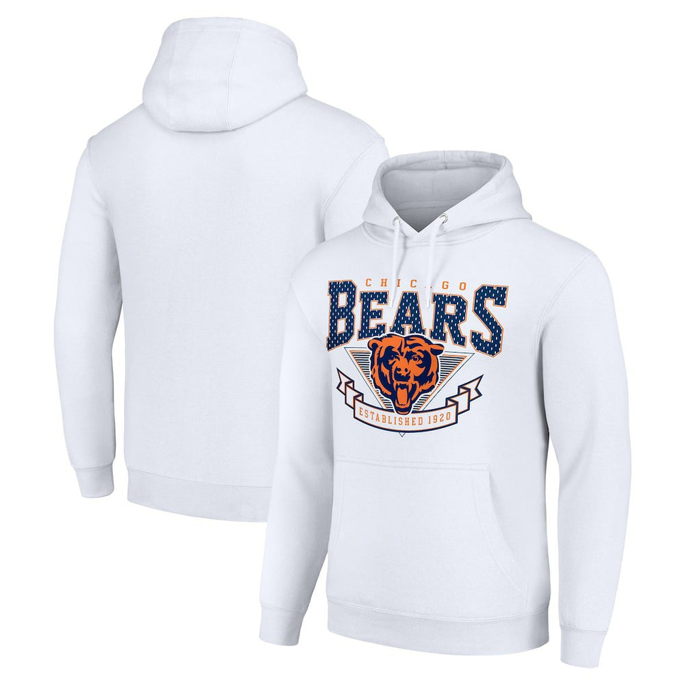 Chicago Bears Starter ‘80s Inspired Pullover Hoodie White