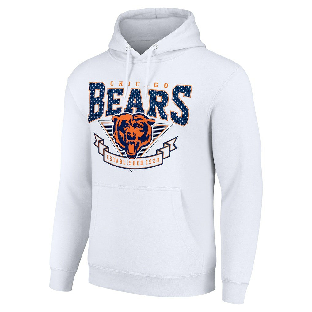 Chicago Bears Starter ‘80s Inspired Pullover Hoodie White