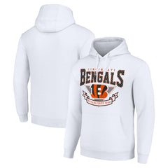 Cincinnati Bengals Starter ‘80s Inspired Pullover Hoodie White