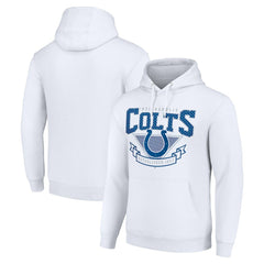 Indianapolis Colts Starter ‘80s Inspired Pullover Hoodie White