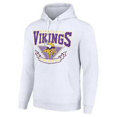 Minnesota Vikings Starter ‘80s Inspired Pullover Hoodie White