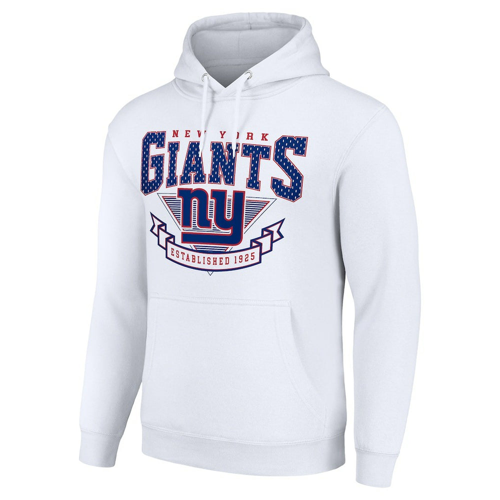 New York Giants Starter ‘80s Inspired Pullover Hoodie White