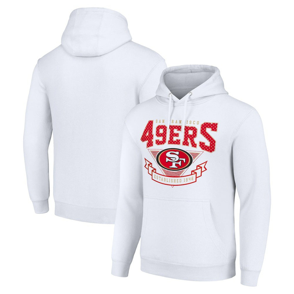San Francisco 49ers Starter ‘80s Inspired Pullover Hoodie White