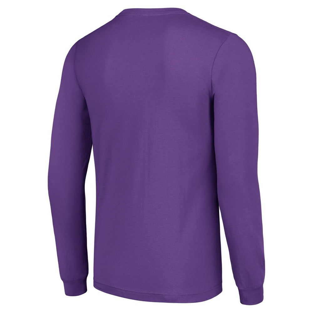 Minnesota Vikings Starter Player X Logo Graphic Long Sleeve T-Shirt Purple