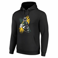 Green Bay Packers Starter Player X Fleece Pullover Hoodie Black