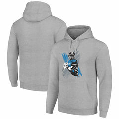 Detroit Lions Starter Player X Fleece Pullover Hoodie Heather Gray