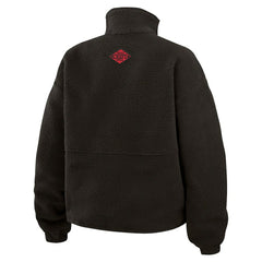 Kansas City Chiefs WEAR by Erin Andrews Women's Polar Fleece Half-Zip Jacket Black