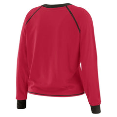 Arizona Cardinals WEAR by Erin Andrews Women's Tie-Front Long Sleeve Top Cardinal/Black