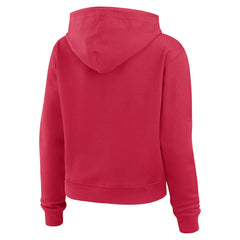 Arizona Cardinals WEAR by Erin Andrews Women's Waffle Hoodie Pullover Top Cardinal
