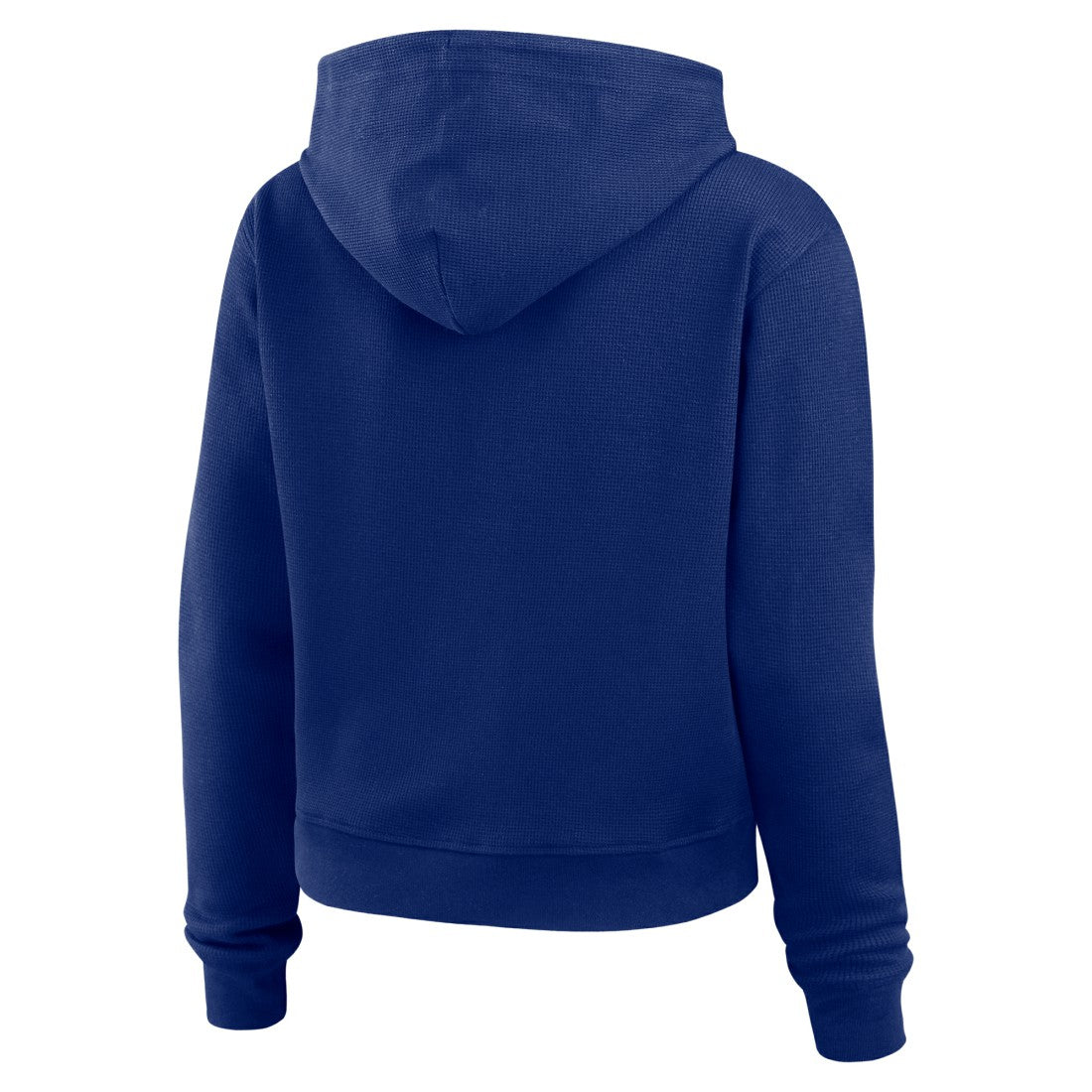 New York Giants WEAR by Erin Andrews Women's Waffle Hoodie Pullover Top Royal