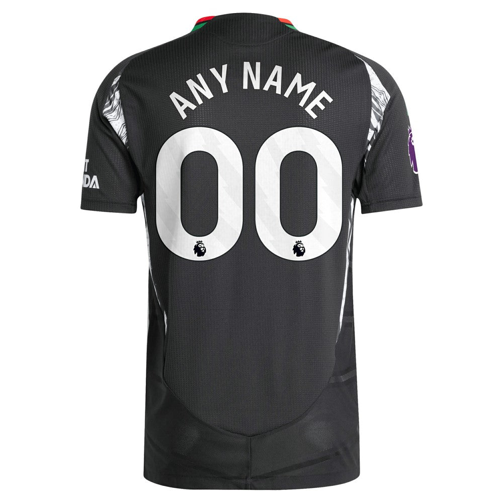 Arsenal 2024/25 Away Custom Jersey Black