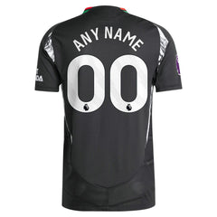 Arsenal 2024/25 Away Custom Jersey Black