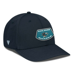 NHL San Jose Sharks Levelwear Rise Skylight Flex Hat - Black