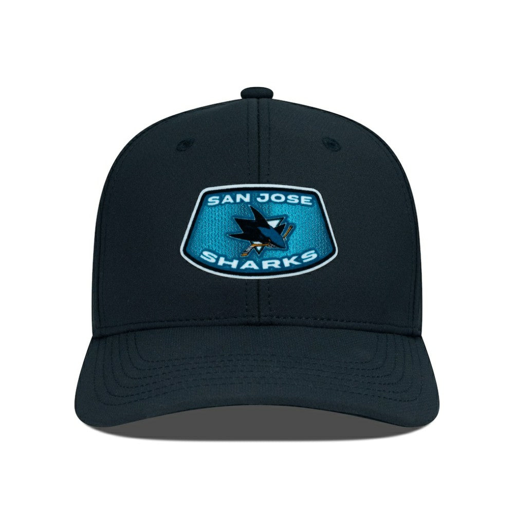 NHL San Jose Sharks Levelwear Rise Skylight Flex Hat - Black