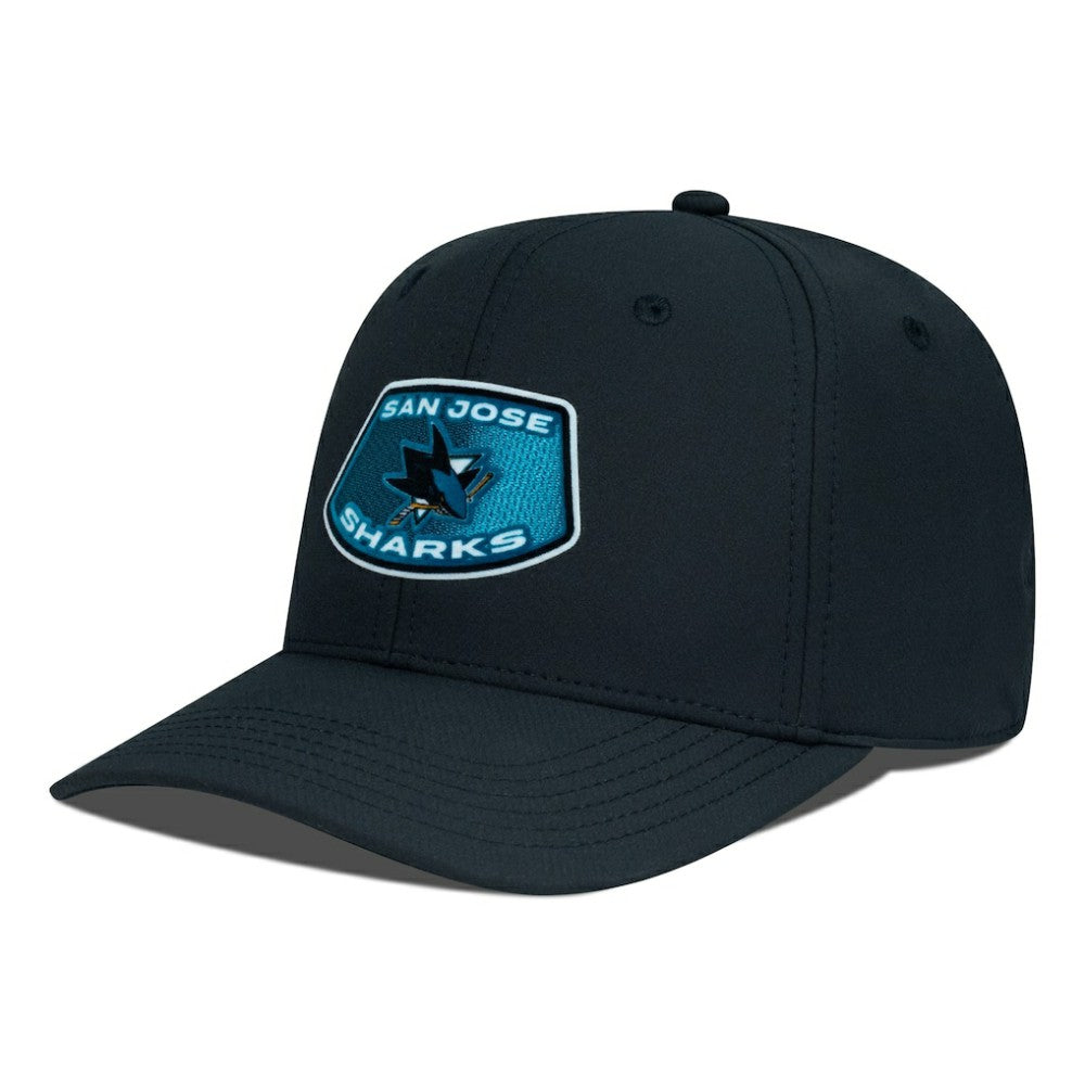NHL San Jose Sharks Levelwear Rise Skylight Flex Hat - Black