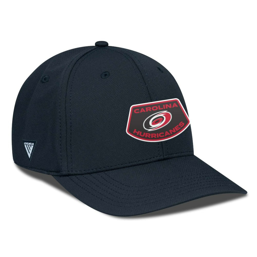 NHL Carolina Hurricanes Levelwear Rise Skylight Flex Hat - Black