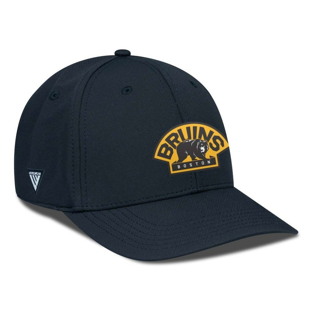 NHL Boston Bruins Levelwear Rise Skylight Flex Hat - Black