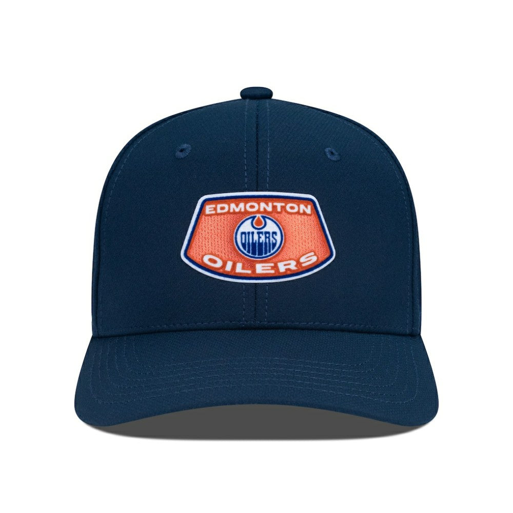 NHL Edmonton Oilers Levelwear Rise Skylight Flex Hat - Navy